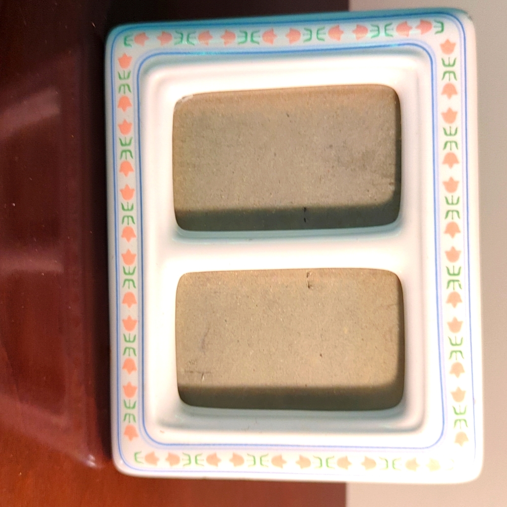 Ceramic picture frame